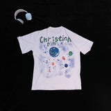 DX45 - T-shirt en coton pur à impression double face