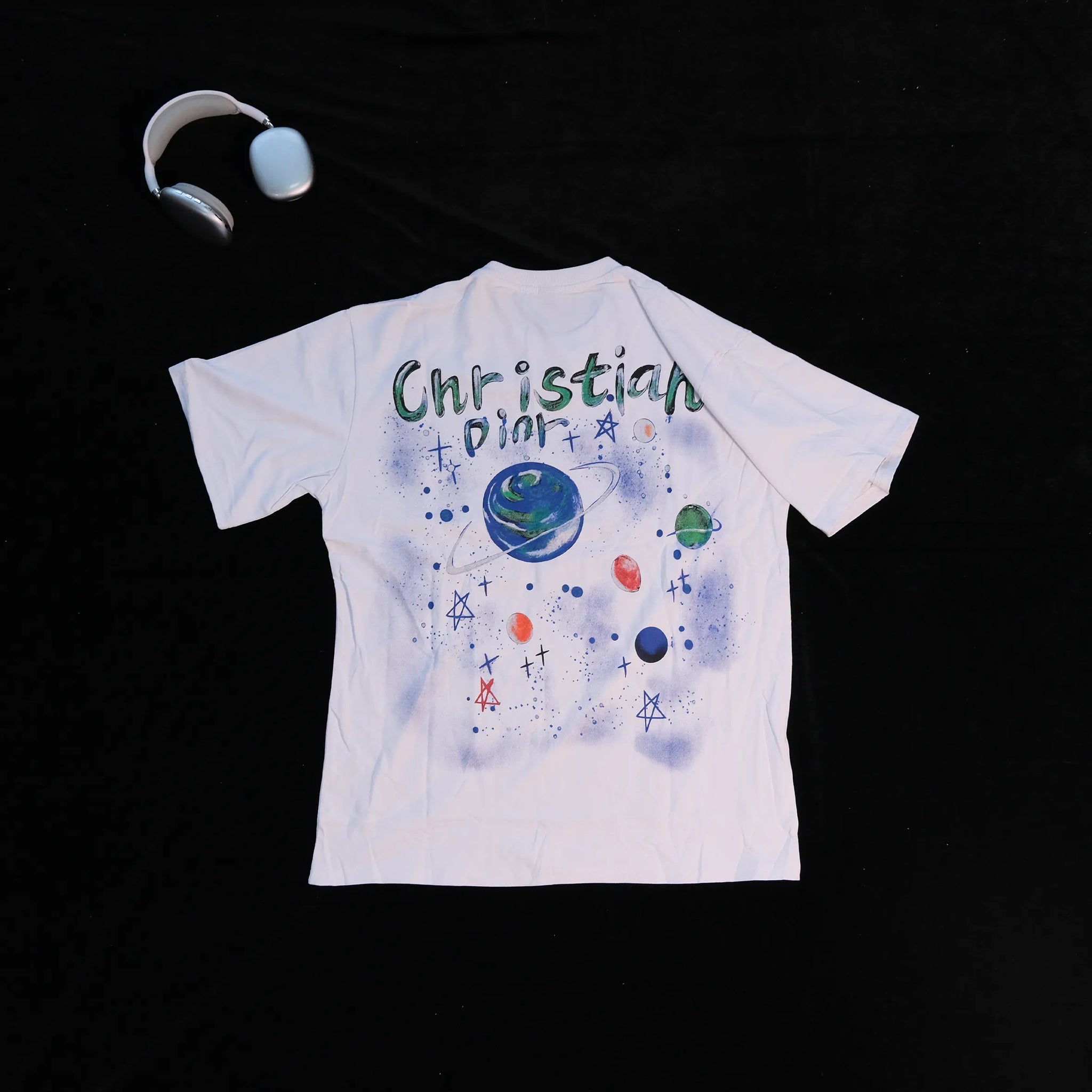 DX45 - T-shirt en coton pur à impression double face