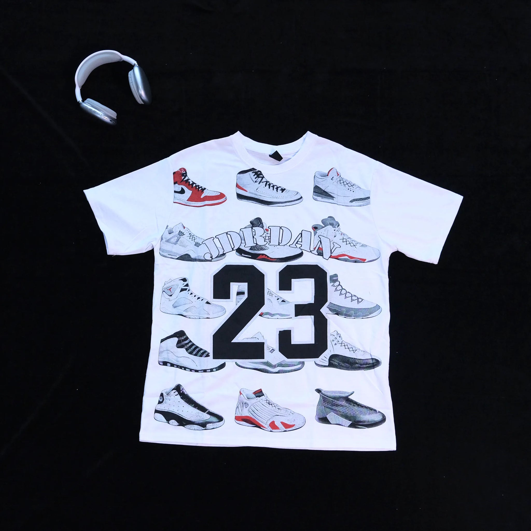 DX08 - T-shirt en coton pur à impression double face
