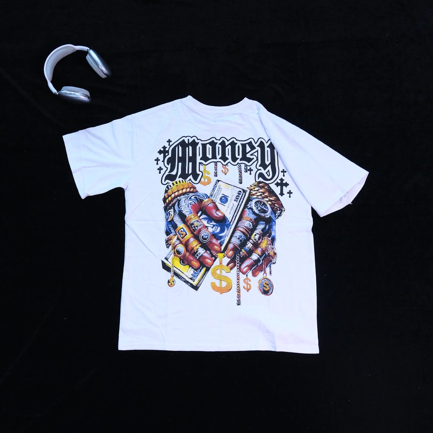 DX09 - T-shirt en coton pur à impression double face
