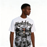 DX44 - T-shirt en coton pur à impression double face